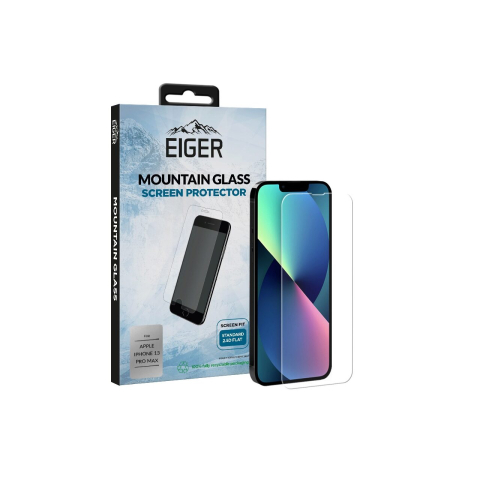 Folie iPhone 13 Pro Max Eiger Sticla Temperata Clear [4]