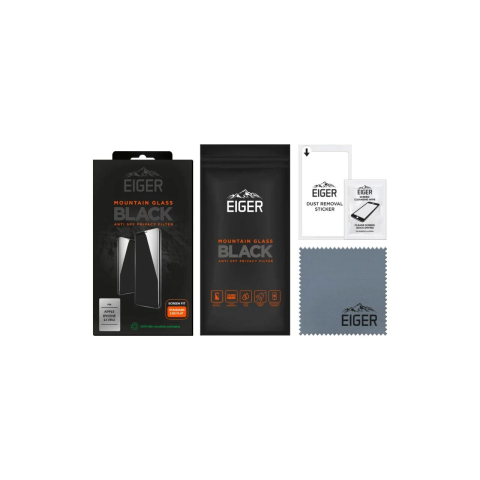 Laptop, Tablete & Telefoane - Folie iPhone 14 Pro Eiger Sticla Mountain Glass Privacy GRS Black