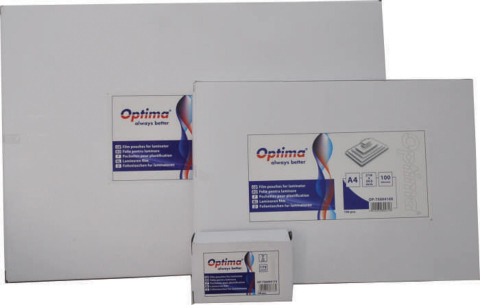 Birotică și Papetărie - Folie laminat A4 100 microni  Optima