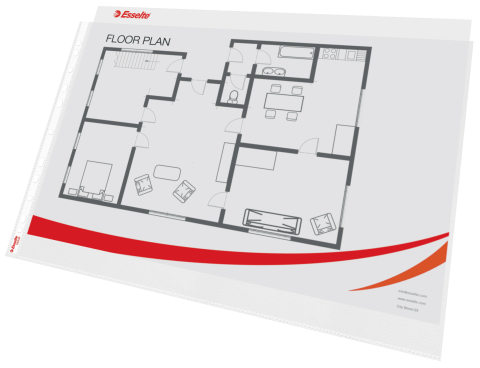 Folie protectie a3 50/set 85 microni esselte [3]