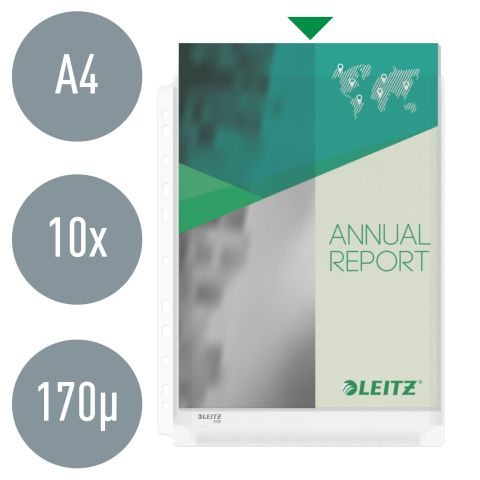 Folie protectie a4 burduf 20mm 10/set jumbo leitz [1]