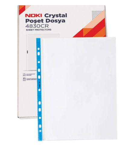 Folie protectie a4 cristal 90 mic 100/set cutie noki [2]