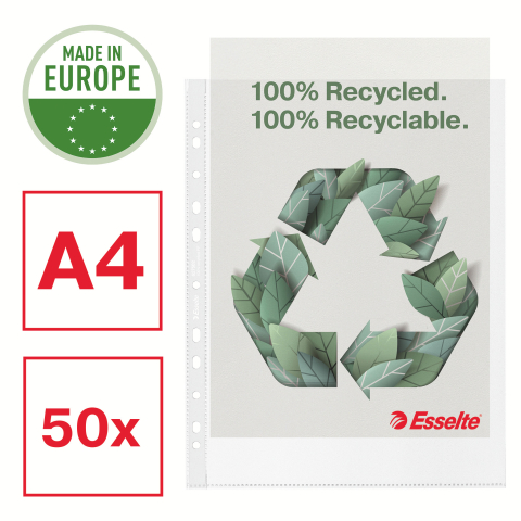 Folie protectie a4 maxi 70 microni 50/cutie recycled esselte [2]