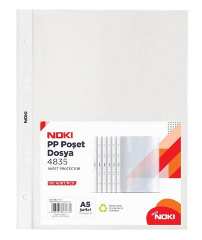Birotică și Papetărie - Folie protectie a5 100/set noki