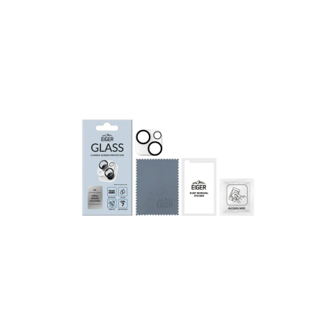 Laptop, Tablete & Telefoane - Folie Sticla Camera iPhone 14 / 14 Plus Eiger 3D Glass GRS Clear