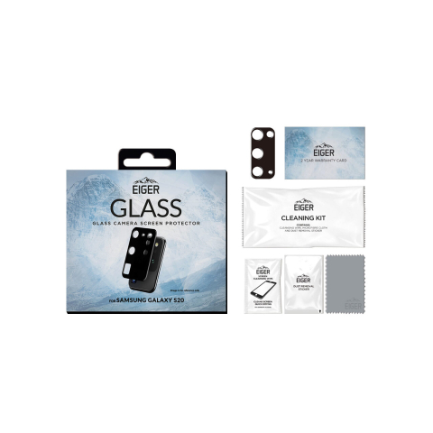 Laptop, Tablete & Telefoane - Folie Sticla Camera Samsung Galaxy S20 Eiger Glass Clear Black
