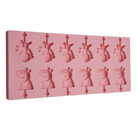 Forme de silicon pentru acadele, Peppa Pig si Dino - Micostore.ro [3]