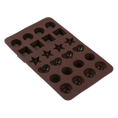 Forma Silicon pentru Praline de Ciocolata cu 24 Cavitati - Micostore.ro [1]