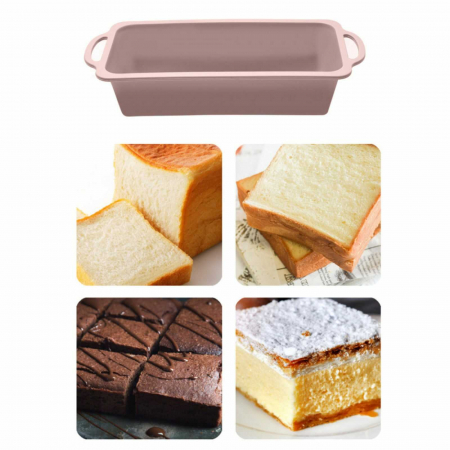 Forma pentru cozonac, chec, din silicon, Roz - Micostore.ro [3]