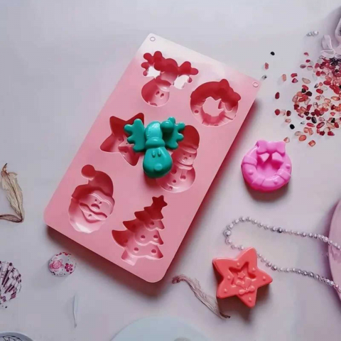 Formă Silicon Crăciun pentru Ciocolată, Prajituri, Turta Dulce [1]