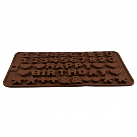 Forma silicon pentru jeleuri si ciocolata, Model Happy Birthday [6]