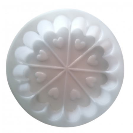 Tava in forma de inima din silicon pentru tarte, tort si prajituri [2]