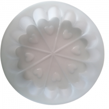 Tava in forma de inima din silicon pentru tarte, tort si prajituri [1]