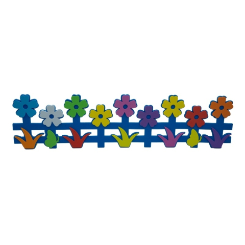Birotică și Papetărie - Forme decorative - hartie gumata - gard de flori, 50cm, 3mm, diverse culori, Colorarte