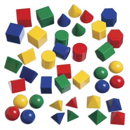 Forme geometrice mici 3D, solide, Edx Education, 6+ ani [2]