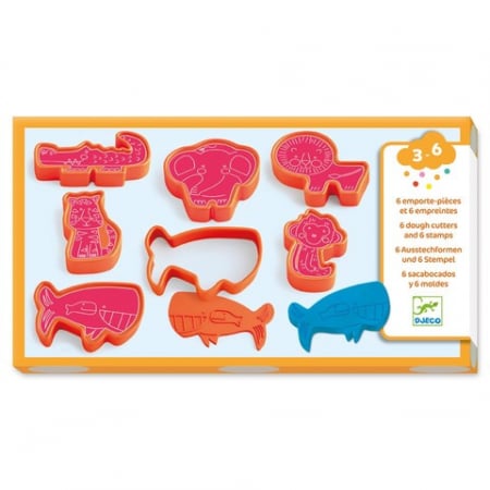 Art & Craft si Artizanat - Forme modelaj pentru plastilina si stampile - Animale salbatice