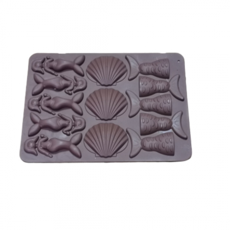 Forme silicon pentru jeleuri de casa, ciocolata in forma de sirena. [1]
