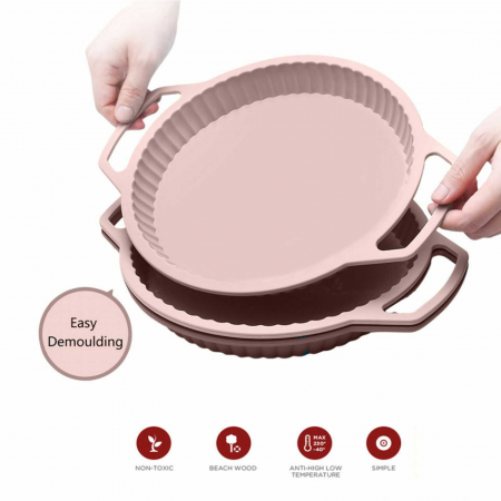 Forme de Silicon Rotunde pentru Tarte si Prajituri - Micostore.ro [2]