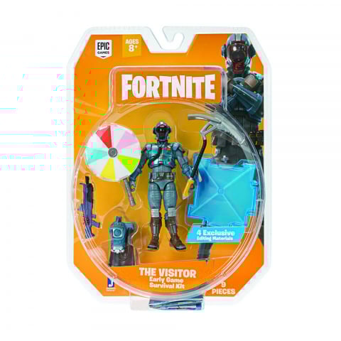 Jucării și Jocuri pentru copii - Fortnite - Figurina cu accesorii, Early Game Survival Kit B The Visitor varsta 7-9 ani ,9-12 ani ,12-14 ani ,14-18 ani ,18+, Baieti