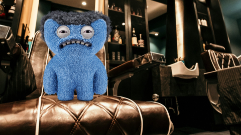 Fuggler - Jucarie de plus, 23 cm - Ciudateii cu par, Gnawling Terror - Wig- Teal copii varsta 3-5 ani|5-7 ani|7-9 ani|9-12 ani|12-14 ani|14-18 ani [2]