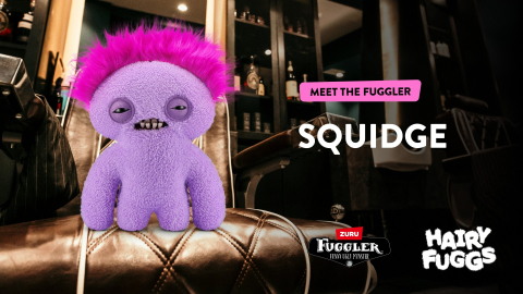 Fuggler - Jucarie de plus, 23 cm - Ciudateii cu par, Squidge - Mokhak copii varsta 3-5 ani|5-7 ani|7-9 ani|9-12 ani|12-14 ani|14-18 ani [1]