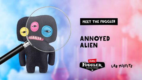 Fuggler - Jucarie de plus, 23 cm - Ciudateii din laborator, ANNOYED ALIEN copii varsta 3 ani + [6]