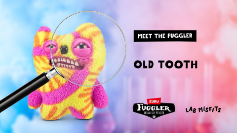 Fuggler - Jucarie de plus, 23 cm - Ciudateii din laborator, OLD TOOTH copii varsta 3 ani + [6]
