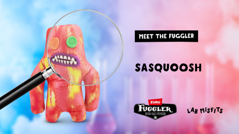 Fuggler - Jucarie de plus, 23 cm - Ciudateii din laborator,SASQUOOSH copii varsta 3 ani + [6]