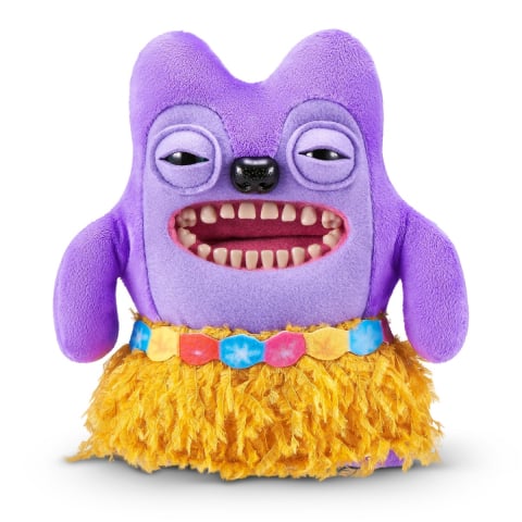 Jucării și Jocuri pentru copii - Fuggler - Jucarie de plus, 23 cm - Ciudateii in vacanta, Greedy Grinner, purple copii varsta 3 ani +