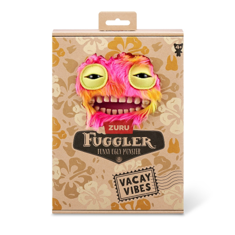 Fuggler - Jucarie de plus, 23 cm - Ciudateii in vacanta, Mr Buttons - multi copii varsta 3 ani + [4]