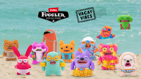 Fuggler - Jucarie de plus, 23 cm - Ciudateii in vacanta, Munch Munch - ginger copii varsta 3 ani + [6]