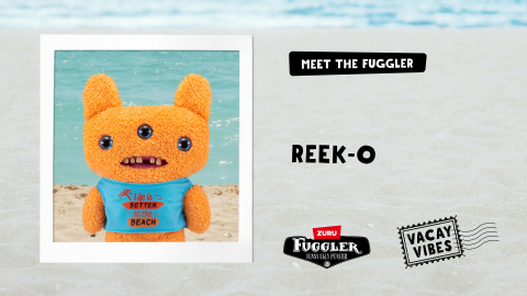 Fuggler - Jucarie de plus, 23 cm - Ciudateii in vacanta, Reek-O - orange copii varsta 3 ani + [5]