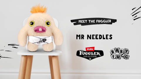 Fuggler - Jucarie de plus, 9 cm - Bebe ciudatei, Mr Needles copii varsta 3 ani + [6]