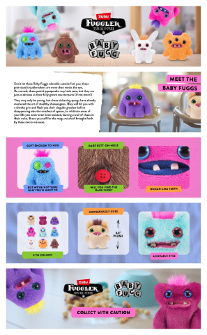 Fuggler - Jucarie de plus, 9 cm - Bebe ciudatei, S4 Rabid Rabbit - white copii varsta 3-5 ani|5-7 ani|7-9 ani|9-12 ani|12-14 ani|14-18 ani [6]