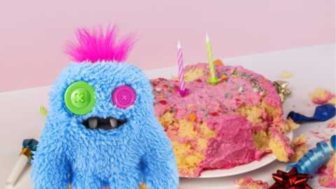 Fuggler - Jucarie de plus, 9 cm - Bebe ciudatei, S4 SaBQuoosh - blue copii varsta 3-5 ani|5-7 ani|7-9 ani|9-12 ani|12-14 ani|14-18 ani [2]