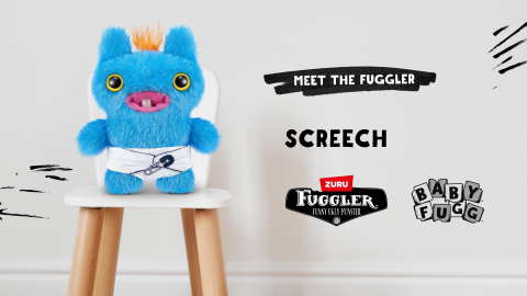 Fuggler - Jucarie de plus, 9 cm - Bebe ciudatei, Screech copii varsta 3 ani + [6]