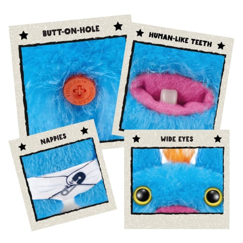 Fuggler - Jucarie de plus, 9 cm - Bebe ciudatei, Screech copii varsta 3 ani + [2]