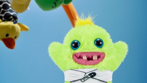 Fuggler - Jucarie de plus, 9 cm - Bebe ciudatei, Shameless Goof copii varsta 3 ani + [1]