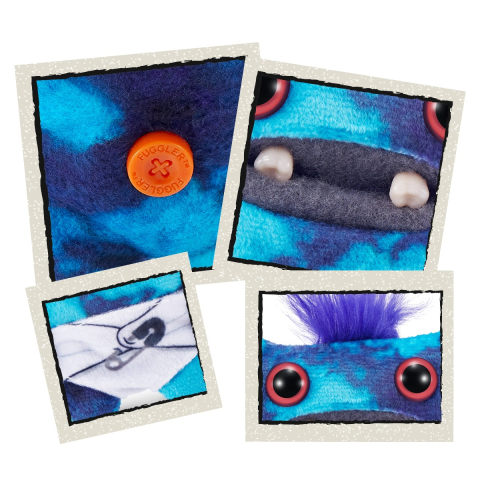 Fuggler - Jucarie de plus, 9 cm - Bebe ciudatei, Wide Eyed Weirdo copii varsta 3 ani + [3]