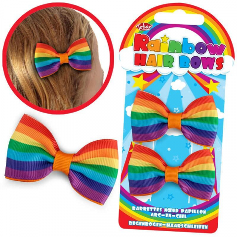 Accesorii, Ochelari, Ceasuri, ETUI, Portofel, Gentute - Fundite pentru par - Curcubeu