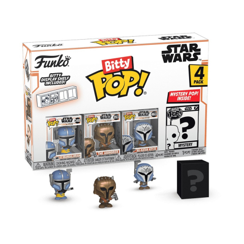 Jucării și Jocuri pentru copii - Funko Bitty POP: Mandalorian-Â Heavy Mandalorian 4PK? varsta 3-5 ani ,5-7 ani ,7-9 ani ,9-12 ani ,12-14 ani ,14-18 ani ,18+, Unisex