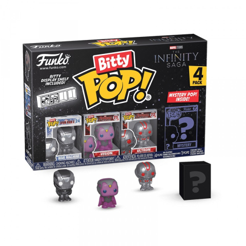 Jucării și Jocuri pentru copii - Funko Bitty POP: Marvel- Iron Man 4PK varsta 3-5 ani ,5-7 ani ,7-9 ani ,9-12 ani ,12-14 ani ,14-18 ani ,18+, Unisex