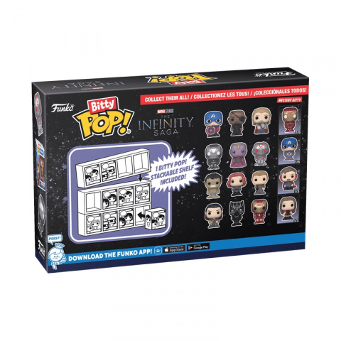 Funko Bitty POP: Marvel- Iron Man 4PK varsta 3-5 ani ,5-7 ani ,7-9 ani ,9-12 ani ,12-14 ani ,14-18 ani ,18+, Unisex [1]
