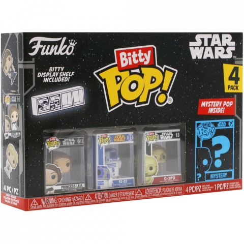 Funko Bitty POP: Star Wars- Leia 4PK varsta 3-5 ani ,5-7 ani ,7-9 ani ,9-12 ani ,12-14 ani ,14-18 ani ,18+, Unisex [1]