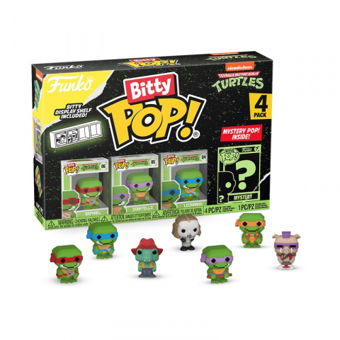 Jucării și Jocuri pentru copii - Funko Bitty POP: TMNT- 8-Bit 4PK varsta 3-5 ani ,5-7 ani ,7-9 ani ,9-12 ani ,12-14 ani ,14-18 ani ,18+, Unisex