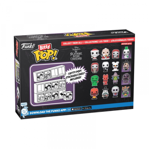 Funko Bitty POP: TNBC- Oogie Boogie 4PK varsta 3-5 ani ,5-7 ani ,7-9 ani ,9-12 ani ,12-14 ani ,14-18 ani ,18+, Unisex [2]