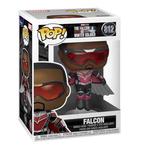 Jucării și Jocuri pentru copii - Funko Pop: The Falcon & Winter Soldier - Falcon (Flying Pose) copii varsta 3 ani +