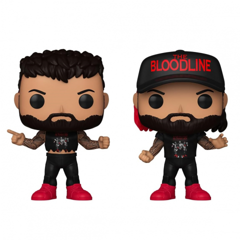 Funko POP WWE: Uso Brothers 2PK varsta 3-5 ani ,5-7 ani ,7-9 ani ,9-12 ani ,12-14 ani ,14-18 ani ,18+, Unisex [1]