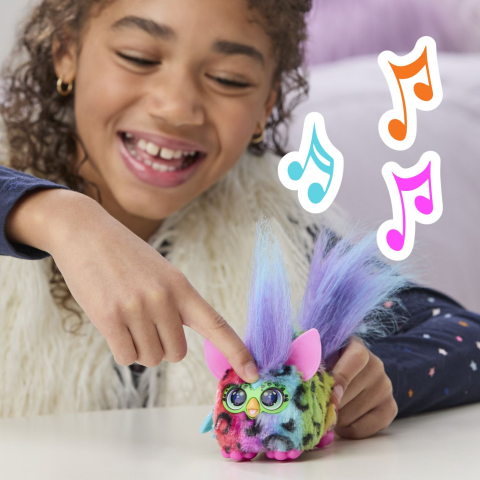Furby dj furblets jucarie interactiva curcubeu copii varsta 6 ani - 10 ani [2]