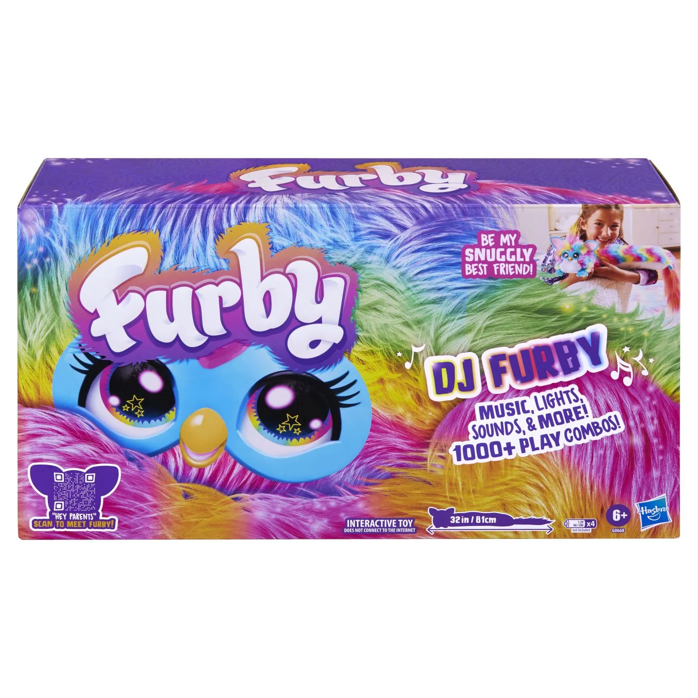 Jucării și Jocuri pentru copii - Furby dj furblets jucarie interactiva curcubeu, copii varsta 6 ani pana la 10 ani